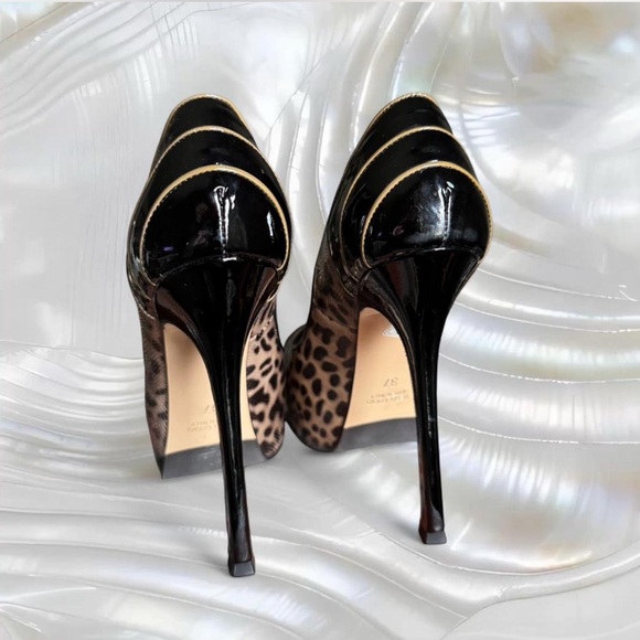 Mara Bini Leather Platform Heels - Picture 6 of 7